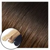 Babe Hand-Tied Weft Hair Extensions #1B/6 Ombre Doris 18"